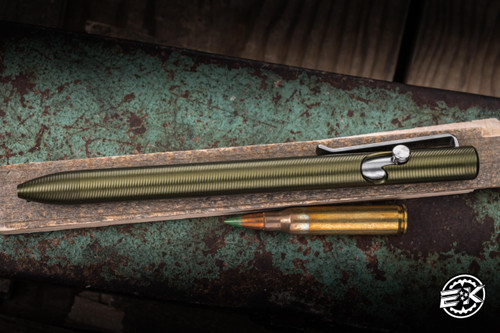 Tactile Turn OD Green Anodized Aluminum Bolt Action Pen Standard 5.6" G2