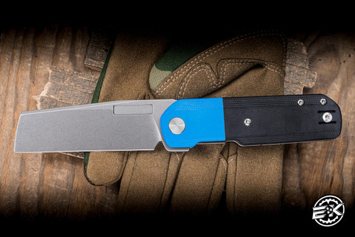Vero Engineering Avid 2 Folding Knife Blue-Black 3.25" S45VN Stonewash