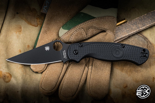 Spyderco ParaMilitary 2 Lightweight FRN 3.4" CTS BD1N Black C81PBBK2