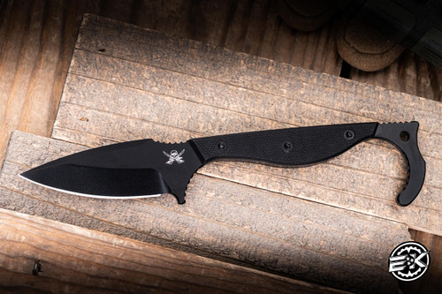 Skallywag Tactical Echo Wing Fixed Blade Knife G10 2.75" D2 Drop Point Black