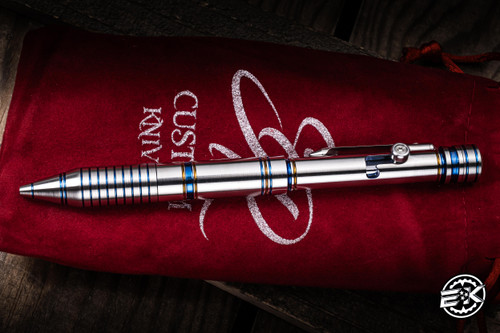 SERGEY ROGOVETS Custom Bolt Action Pen Titanium 5.5" Parker EK-2998