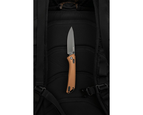 Buck Knives 700 Nomad Crossbar Lock Knife Bronze Aluminum 3.25" D2 Drop Point 0700BRS