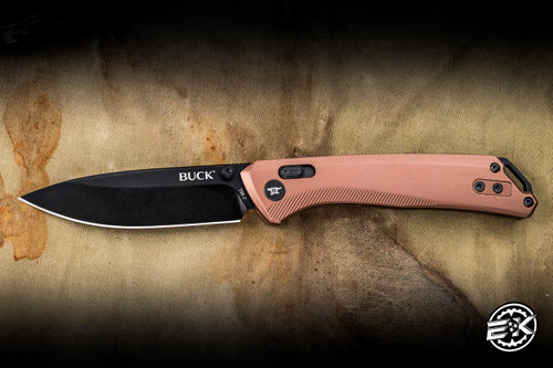 Buck Knives 700 Nomad Crossbar Lock Knife Bronze Aluminum 3.25