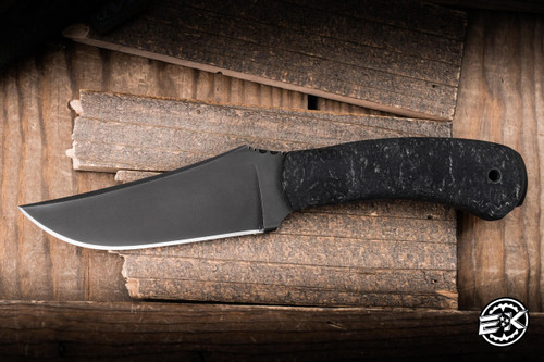 Preowned-Winkler Knives Crusher Fixed Blade Knife 4.5" Black