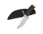 Buck Knives 692 Vanguard Fixed Blade Knife Black Textured Rubber 4.25" 420HC Drop Point Satin 0692BKS