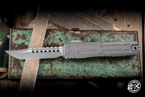 Microtech Ultratech EX Gen III ZBP OTF Automatic Knife Natural Clear  3.5" M390 Hellhound Apocalyptic 1119EX-10APNCS