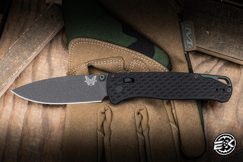 Benchmade Bugout Vapyr Folding Knife Black Aluminum 3.25" Magnacut Drop Point Black Cerakote 534BK