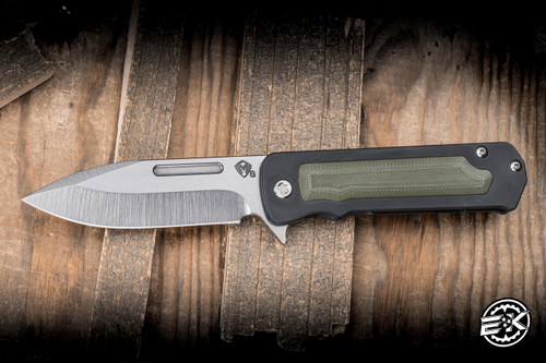 Medford Knives TFF Tactical Fighting Folding Knife OD Green G10 4" S35VN Drop Point DLC