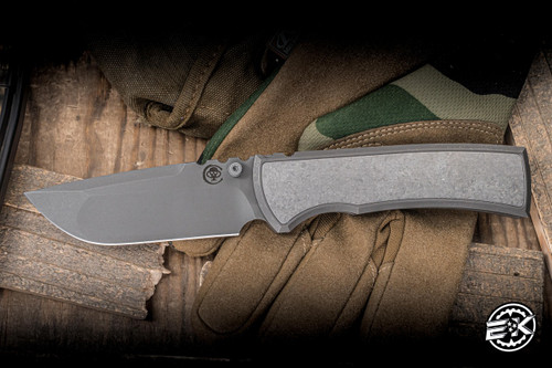 Chaves Knives EKnives Exclusive Integral Redencion 229 Crystal Titanium 3.75" M390 Drop Point
