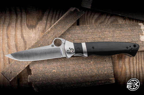 Preowned-Spyderco Vallotton Sub-hilt G-10 Black S30V C149G