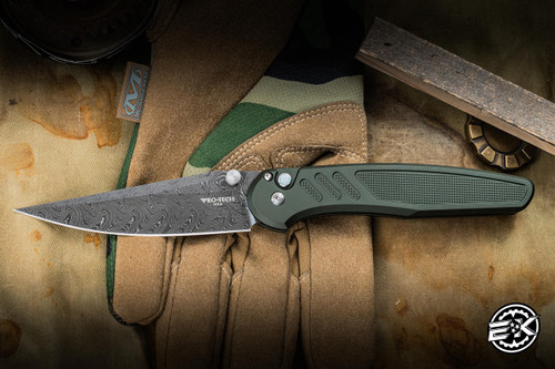 ProTech x Peace Neighbor Custom Avalon Manual Knurled Green