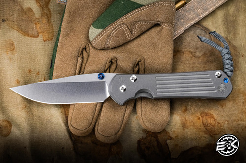 Pre-Owned Chris Reeves  Large Sebenza 31 PDW Titanium 3.6" MagnaCut L31-1689