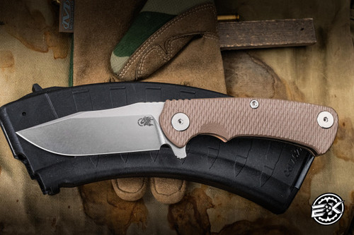 PreOwned-Hinderer Project X FDE G10 Magnacut Stonewash