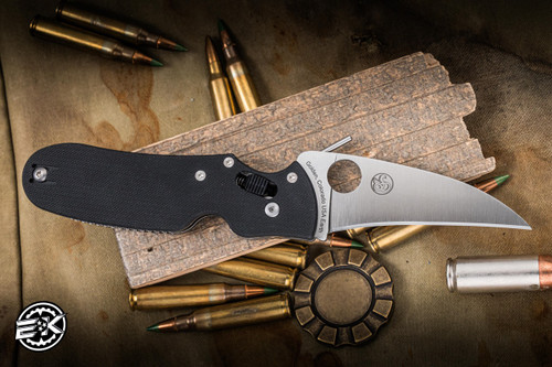 Spyderco P'kal Folding Knife Black G10 2.95" CPM S30V Clip Point Satin C103GP
