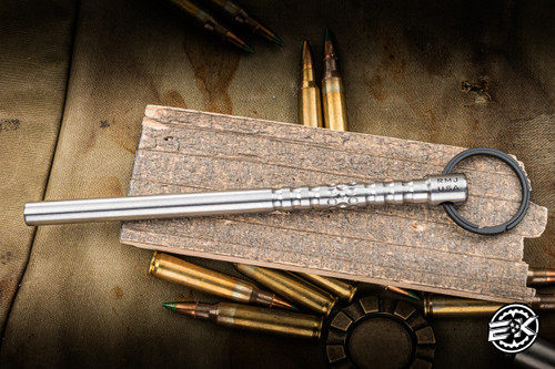 RMJ BPK (Bullet Pusher Kubotan) 6" Titanium Satin