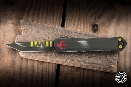 Heretic Knives Manticore S Bounty Hunter OTF Automatic Knife Boba Fett Camo Carbon 2.6" MagnaCut Tanto DLC H023-A-BOUNTY