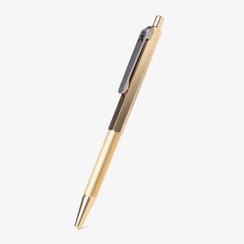 Tactile Turn Ansø Titanium Pen Standard 5.3" Brass Ohto PG-105