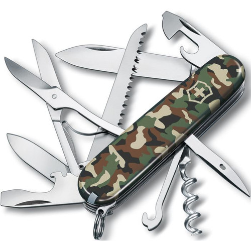 Victorinox Huntsman Swiss Army Knife 3.6" Camo ABS/Cellidor-15 Functions