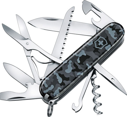 Victorinox Huntsman Swiss Army Knife 3.6" Navy Camo ABS/Cellidor-15 Functions