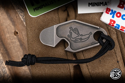 Preowned-Nice Guy Machine Co. Titanium Fob, Banana Engraved