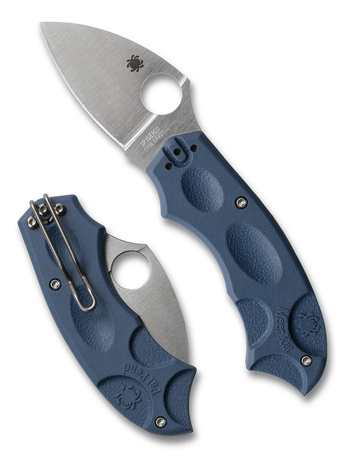 Sprint Run-Spyderco Meerkat Cobalt Blue FRN 2" SPY27 Leaf C64PCBL