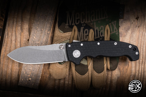 Demko Knives AD20 Folding Knife Black G10 3.6" Magnacut Butcher