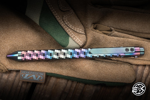 Nottingham Tactical TiButton Exotic Pen Full Digital Oil Slick Zirconium 5.5" G2 RHDL