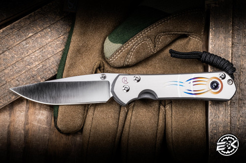Chris Reeve Knives Small Sebenza 31 Folding Knife Unique Graphic w/ Onyx 3" MagnaCut S31-1408-0796-1