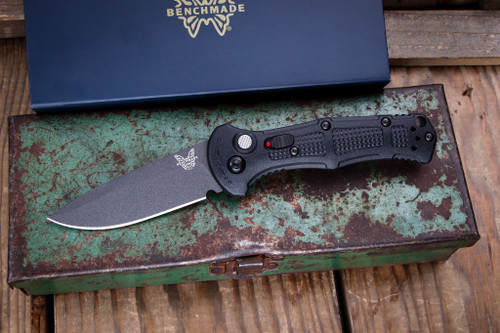 Preowned-Benchmade Mini Claymore Automatic Grivory 3" Black 9570BK
