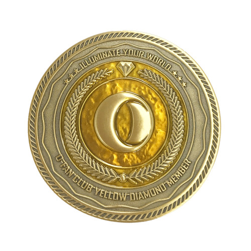 Olight Yellow Diamond Challenge Coin