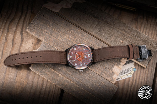 Preowned-Layer Watches 43MM Superconductor, Leather Band