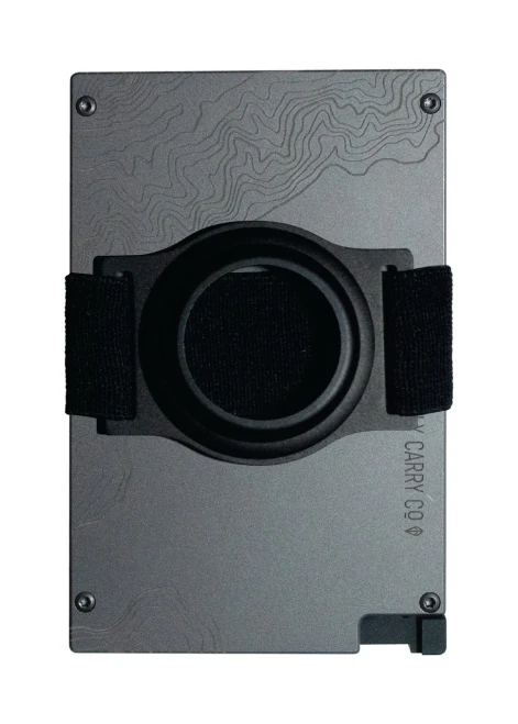 Daily Carry Co. Aegis Minimalist Titanium Card Wallet 3.95" × 2.5", Grey