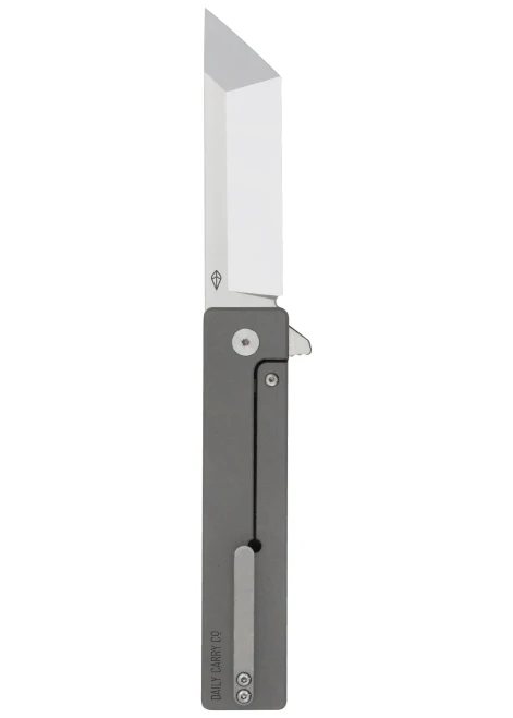 Daily Carry Co. Vanguard Flipper Knife Titanium 2.95" M390 Tanto