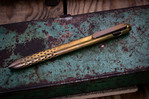 Hypercut Knives Nakht Bolt Action Pen Brass 5.5" G2