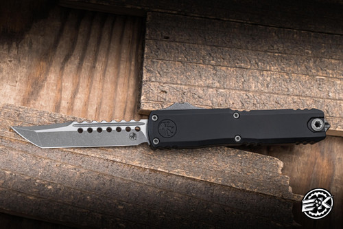 Microtech UTX-70 Gen IV OTF Automatic Knife Black Aluminum 2.5" M390 Hellhound Apocalyptic 14194-10APS