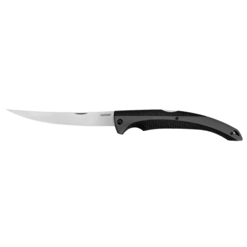 Kershaw Folding Fillet Knife Gray/Black GFN 6.25" 420J2 Trailing Point Satin 1258