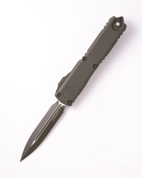 Microtech Ultratech Gen IV OTF Automatic Knife OD Green Aluminum 3.5" M390 Dagger 11224-1COD