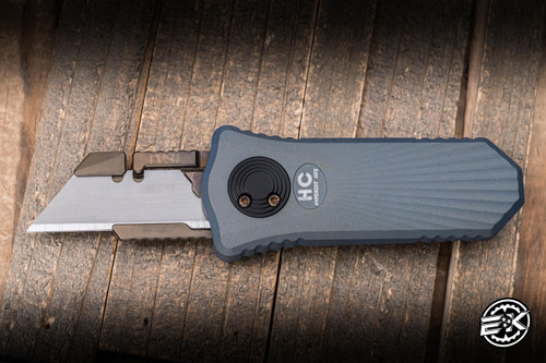 Hypercut Knives Oracle Gravity Utility Razor Northern Lights Starburst Aluminum/Bronze Accents 2.2" Trapezoid Razor
