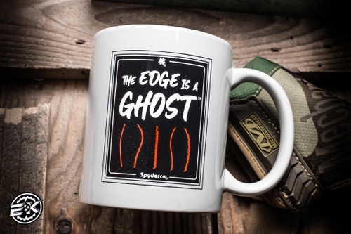 Spyderco Coffee Mug "The Edge is a Ghost" CMUG03