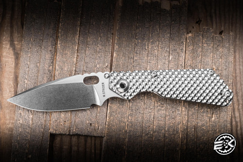 Mick Strider Knives SnG DGG Folding Knife Titanium 3.5" S30V Stonewash