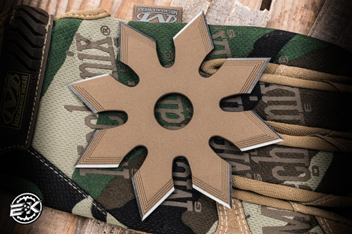 RMJ Tactical Snowflake Throwing Star - Burnt Bronze