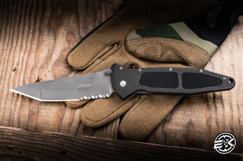Preowned-Vintage 4/97 MICROTECH SOCOM ELITE Tanto ATS-34 Serrated