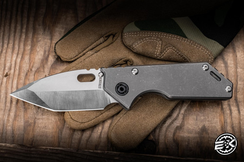 Preowned-STRIDER AR .75 TItanium 3.25" S45VN Tanto