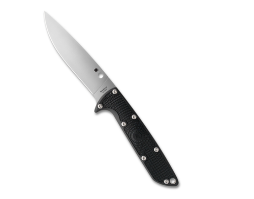 Spyderco Pathway Lightweight Fixed Blade Knife Black FRN 4.43" 9Cr18MoV PlainEdge Satin CFB59PBK