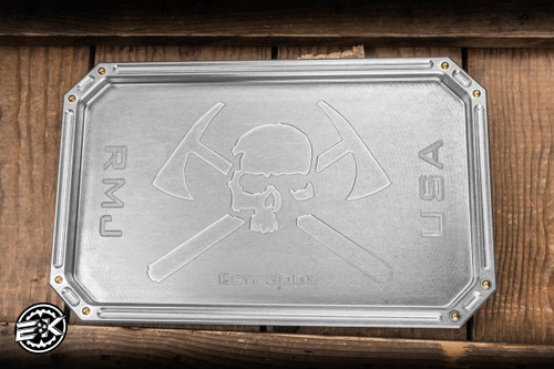 RMJ Tactical Angry Steve Valet Tray 12"x7.4" Billet Aluminum