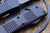 Microtech Combat Troodon CF Top Blue Ringed 3.8" Tanto Damascus 144-16CFTI