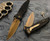 Marfione Custom Socom Elite Stingray Inlay Vegas Forge Bronzed Razorwire Damascus SE