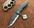 Kirby Lambert Augustus Black Carboquartz, Zirconium, MokuTi, Damascus 2018 ECCKS