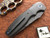 Kirby Lambert Augustus Black Carboquartz, Zirconium, MokuTi, Damascus 2018 ECCKS
