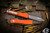 Microtech Ultratech OTF Automatic Knife Orange 3.4" Drop Point Stonewash 121-10OR